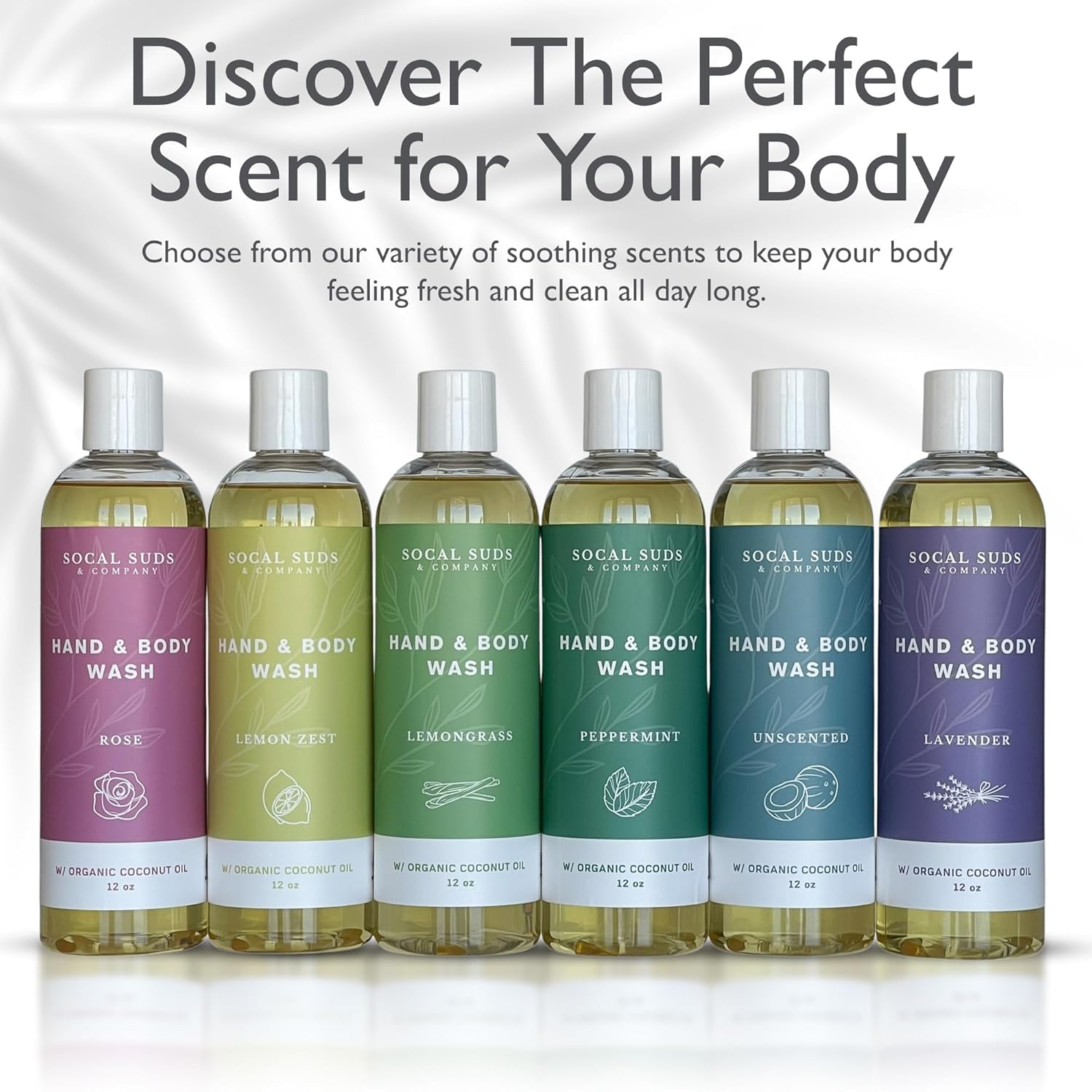 12oz Organic Hand & Body Wash- Lemongrass- 2 Pack