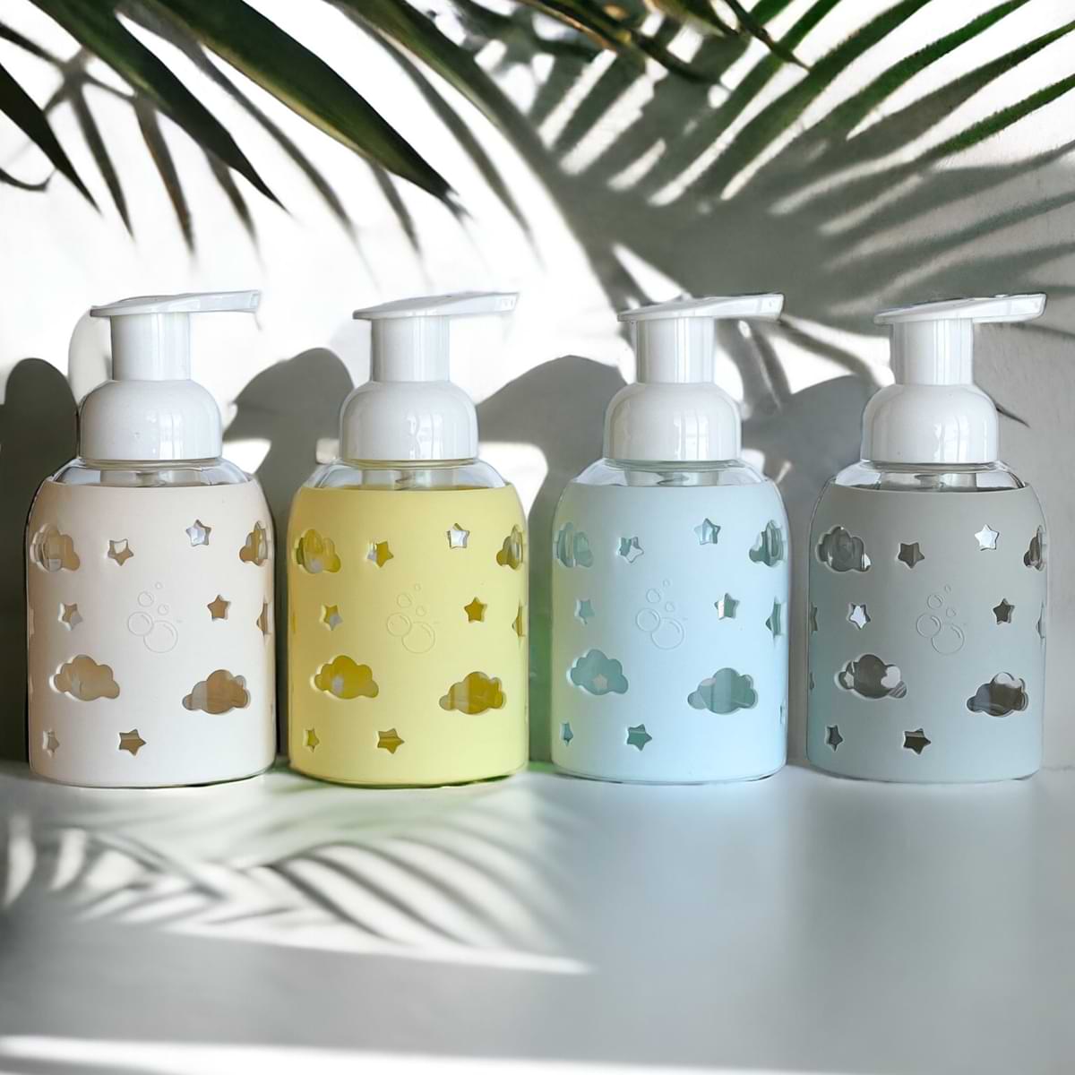 Glass Bottle w/ Silicone Sleeve & Pump